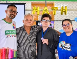 Evento Matemágica valoriza o ensino da Matemática e homenageia aluno medalhista em Mulungu